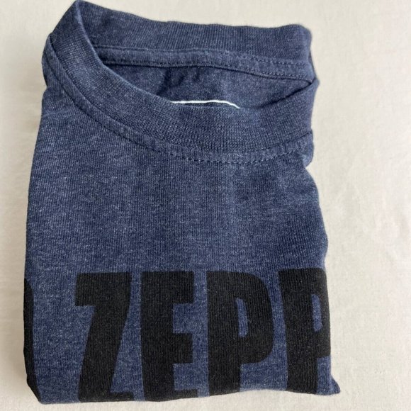 LED Zepplin U.K. Tour 1969 T-Shirt Women's Size Small Blue Graphic Cotton Blend - Picture 7 of 7